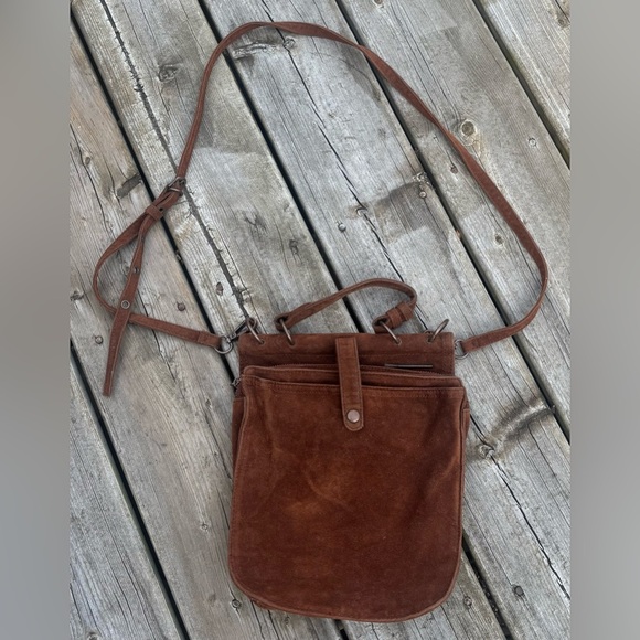 Matt & Nat Vegan Suede Vintage Collection Cross Body Bag - Picture 1 of 8
